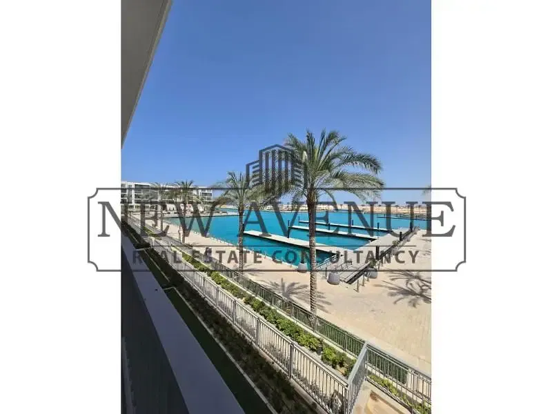 Direct Marina View Serviced Apartment in Vida Hotel Marassi, One of the Most In-Demand Spots on the North Coast