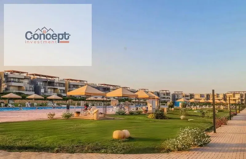 For Sale Pool View Ground Chalet+Garden Delivery2028 in Cape bay - Ain Sokhna