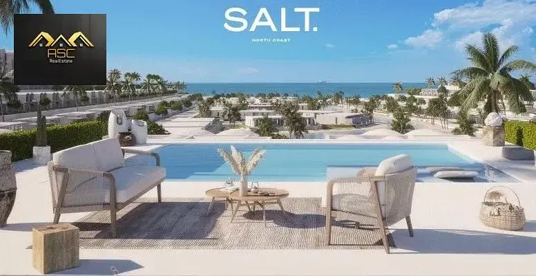 chalet at the lowest price - Prime location in Salt Ras El Hekma village on the North Coast - Panoramic sea view - The chalet is directly facee