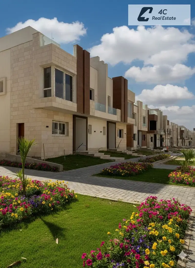 Lowest price on the market Twin house villa 300m lowest down payment and installments prime location open view in Azar 2 Fifth Settlement New Cairo