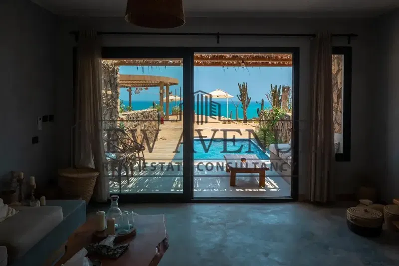Ground Chalet with Garden Fully Finished Direct on Crystal Lagoon at Masyaf Ras Elhekma