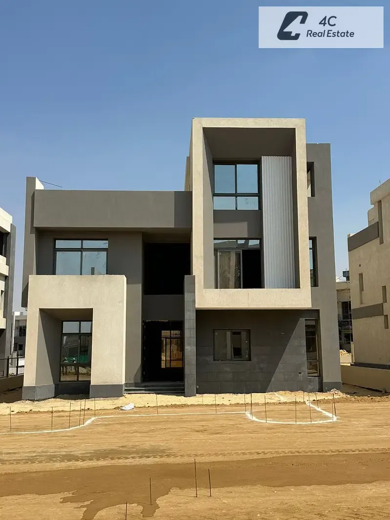 Townhouse for sale 285 sqm + 200 sqm land resale core and shell installment plan prime location lowest price in the market in Saada New Cairo