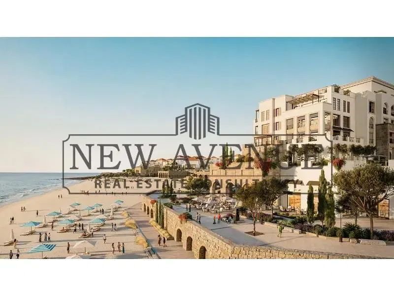 apartment with very prime location sea view fully finished - modon ras el hekma North coast