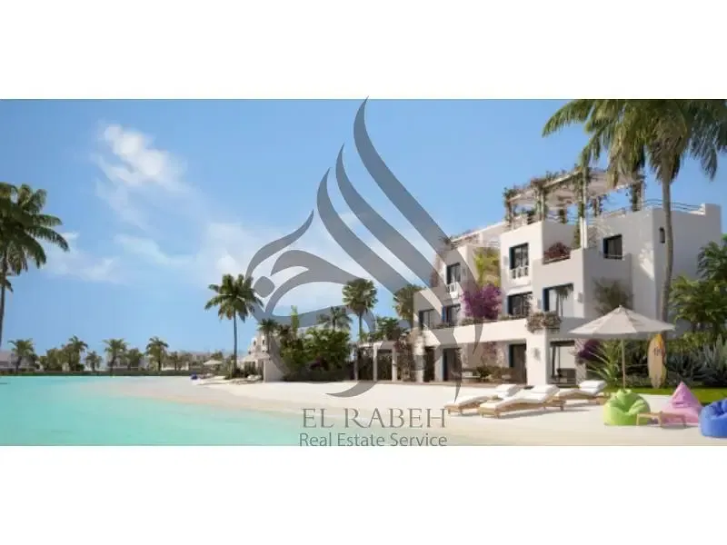 Beach House chalet with garden for sale in mountian view lvls north coast with down payment and installment prime location fully finished