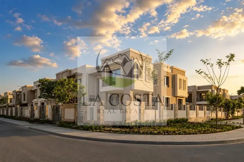 premium resale for sale town house corner in compound taj city origami view pool