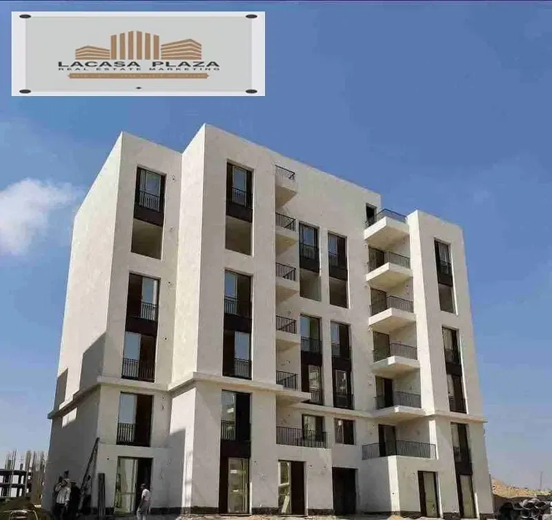Apartment for sale in Eco West, first floor, 80m, super luxury finishing with facilitation.