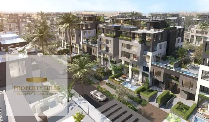 apartment penthouse Ready to move in for sale 160 m with a remaining balance of 3 million and the lowest down payment in the market in Trio Gardens