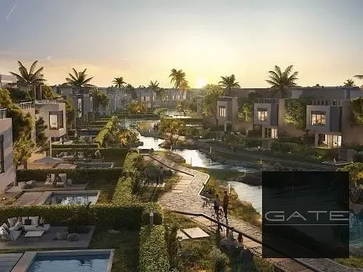 Townhouse for sale corner in The Crown Palm Hills October at the lowest price in the market