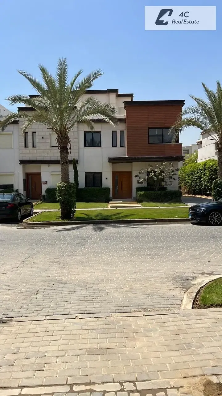 Twin House Villa for sale 300m lowest price with down payment and installments prime location with open view in Azzar 2 Fifth Settlement