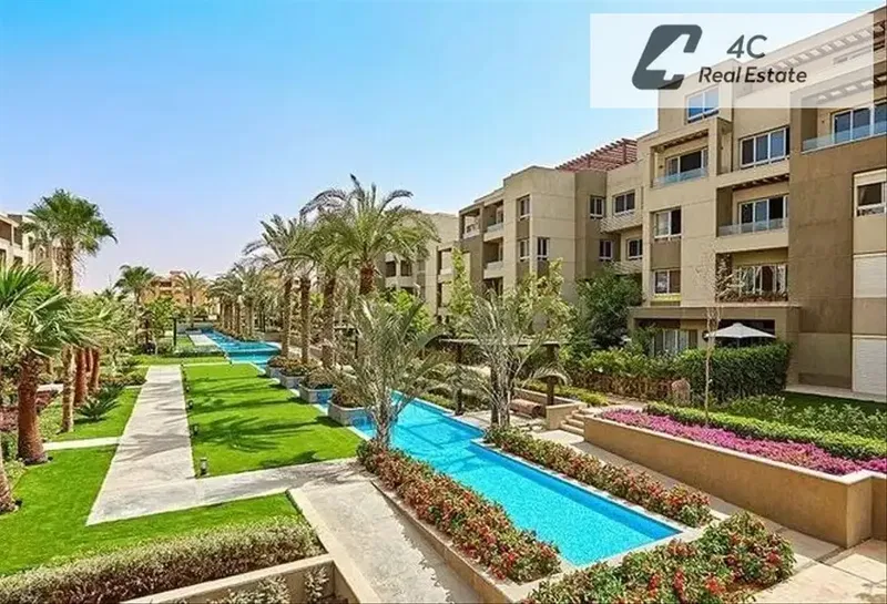 Penthouse for sale 290m with Dp & installments View landscape Water features in Swan Lake Residence First Settlement New Cairo