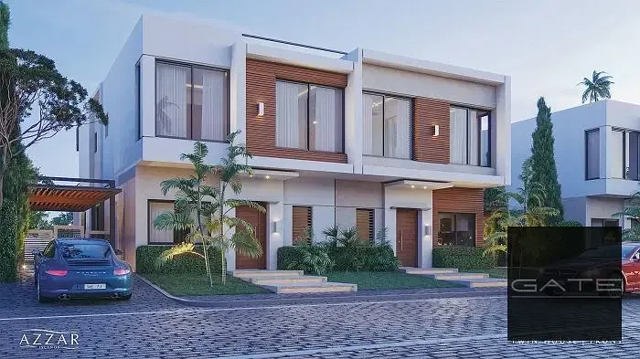 Townhouse for sale at the lowest price in Azar Island, directly on the lagoon.