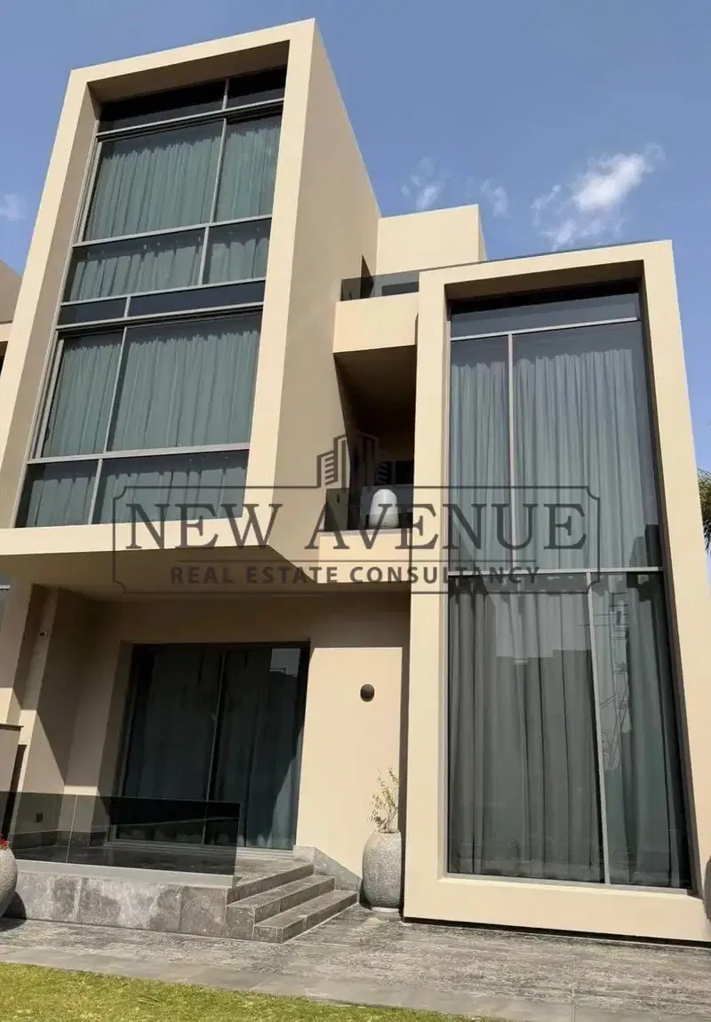 Luxury Stand alone villa bahary with a prime location for sale ready to move at WATERWAY VILLAS new cairo