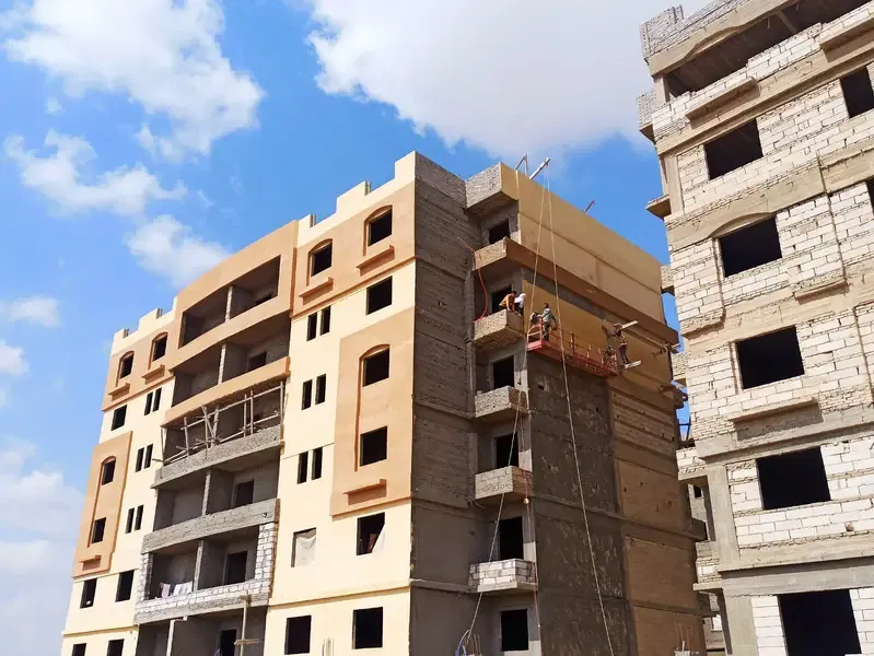 Apartment for sale in the Applied Compound, Ground Associations, 84m with installment payment over 18 months - New Cairo