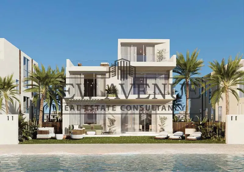 Without over fully finished twin house for sale in Ras-elhekma Marbay by Marasem delivery 2028