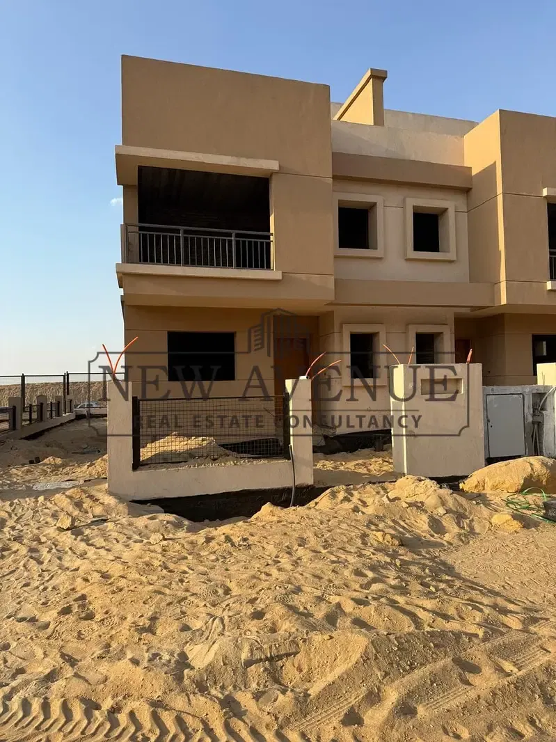 Down payment with installments over 3 years ready to move - bahary - with garden - twin house for sale in taj city -Taj ville
