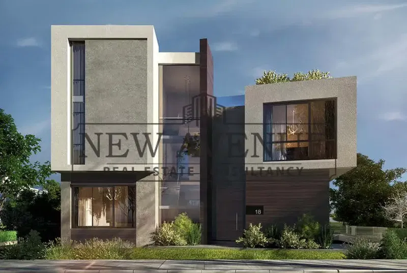 Twin house for sale in Vinci Misr Italia Ready to move with installments