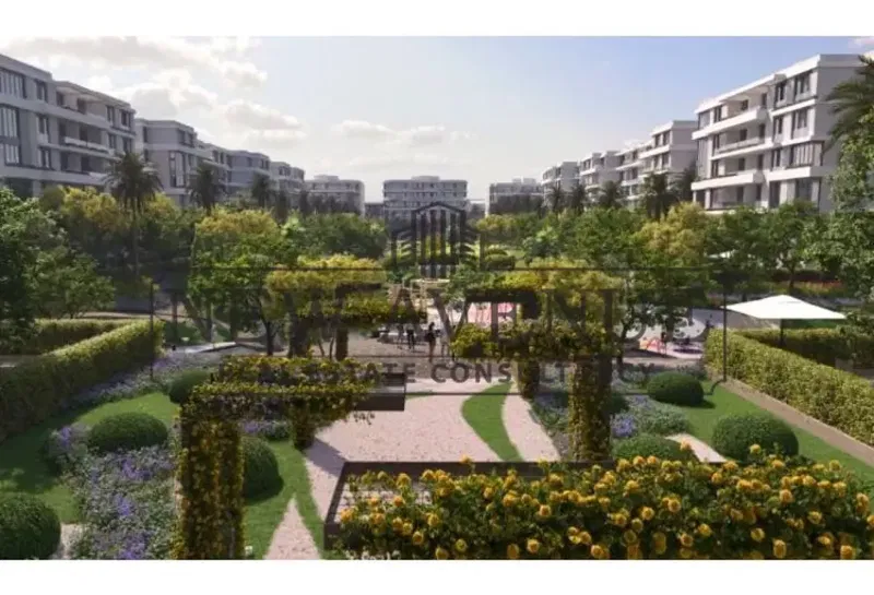 For sale in Blue Tree compound Golden Square New Cairo developed by Sky AD Developments Apartment Second floor with open view