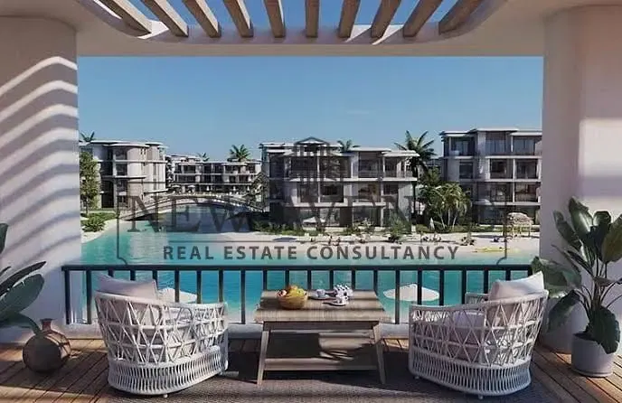 Bahary fully finished Penthouse chalet in a prime location directly overlooking the lagoon in Koun North coast
