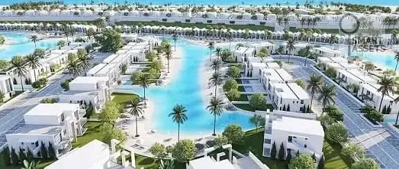 Lagoon view Twin house for sale at D-bay north coast