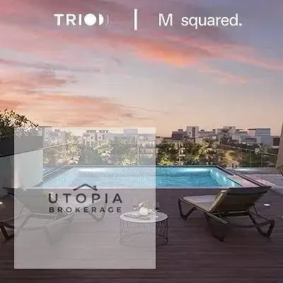 Luxury Townhouse for Sale in Trio Gardens with Private Pool, BUA 242 sqm, 5 Bedrooms + Nanny Room, Immediate Delivery in a Prime Compound