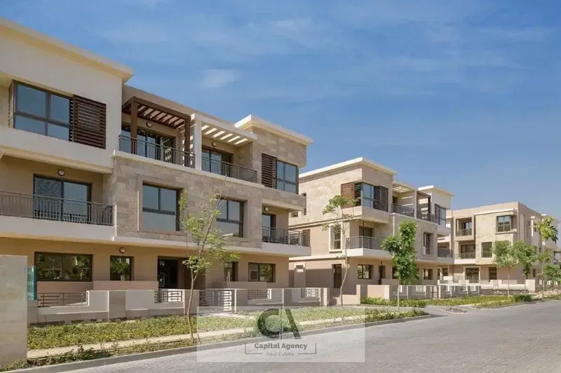 Twin house for sale in Taj City * Resale * Ready to move with a prime view in the heart of Fifth Settlement minutes from the Golden Square and the