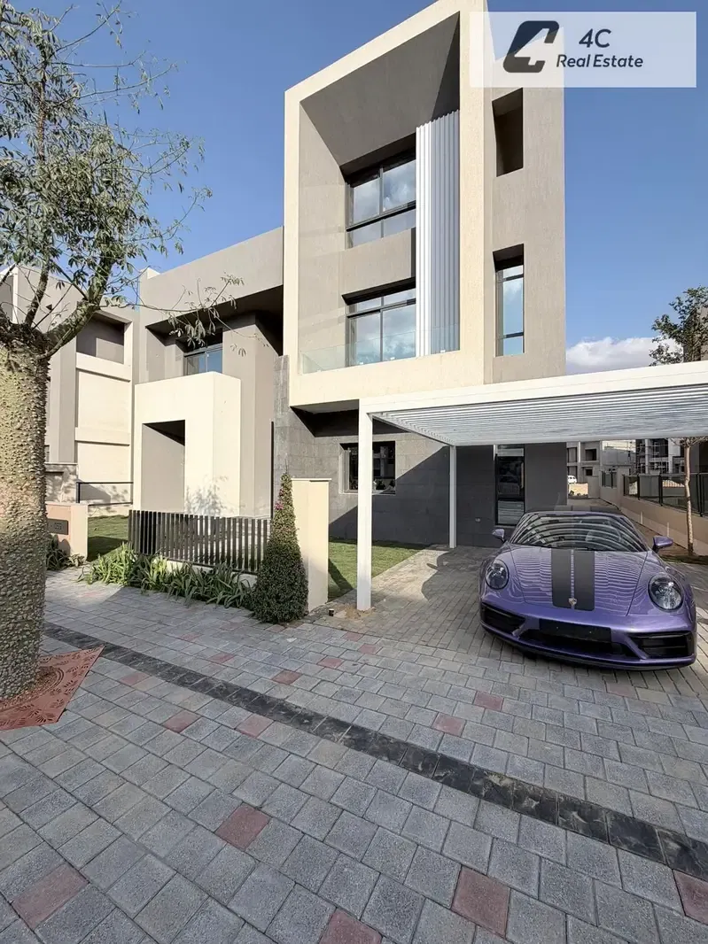 Town house view landscape for sale in compound Saada horizon new cairo fifth setttlement