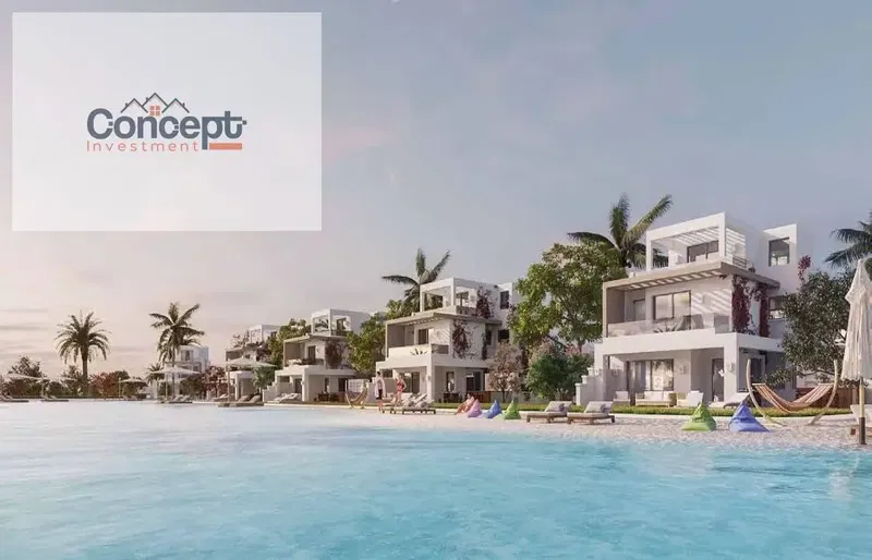 For Sale Ground Chalet Direct lagoon View Delivery 2027 In SHAMASI - North Coast