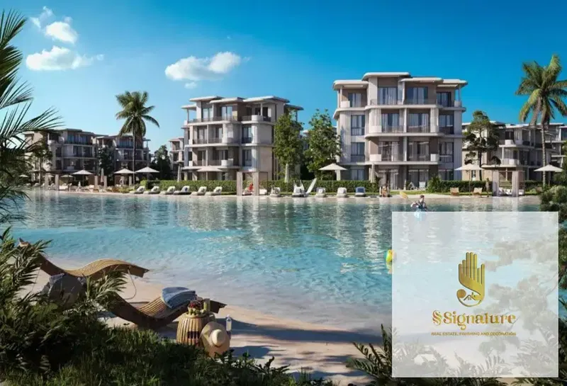 For sale at a special price: a chalet with a room and a view of the lagoon, ready for delivery in 2027 in Koun, North Coast, Ras El Hekma.