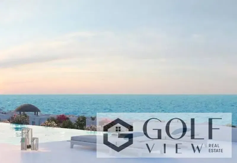 A golden opportunity to sell a ground-floor chalet with 132 m² of land and an 85 m² garden in Mountain View, Ras Al-Hikma, Scala Front phase—just a mi