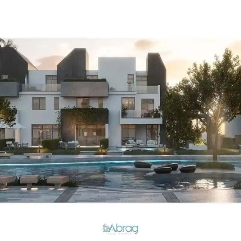 180m² Townhouse in Rivers Compound, New Zayed, by Tatweer Misr