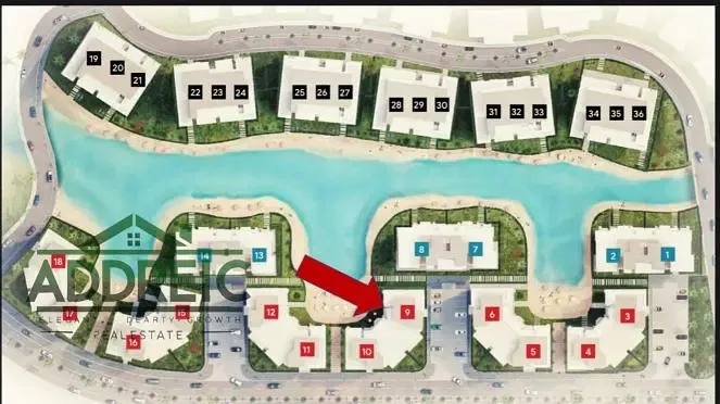 Ground-floor apartment in Azha North Coast, one of the most prestigious areas. 160 sqm + 100 sqm private garden, 3 bedrooms (1 master), 2 bathrooms
