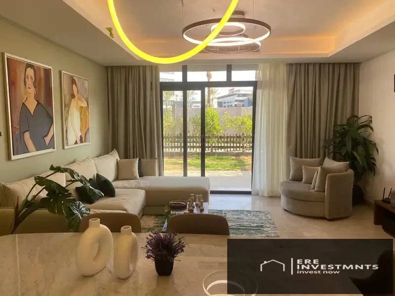 Fully finished apartment for sale in Cairo Festival City, Fifth Settlement - at the lowest price in the market and with a very distinctive view