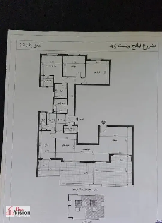 For sale - Penthouse Dorra - Village West 281 sq m 4 bedrooms (master bedroom with ensuite bathroom and dressing room) 3 bathrooms Nanny's room with