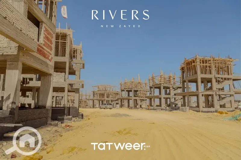 twinhouse villa for sale lowest price rivers compound tatweer misr new zayed delivery 2026