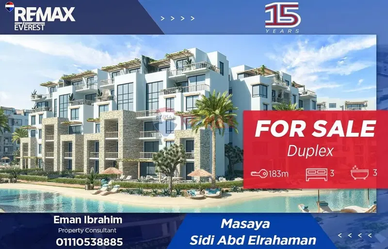 Luxury Duplex in Masaya Sidi Abd El-Rahman – Prime Opportunity