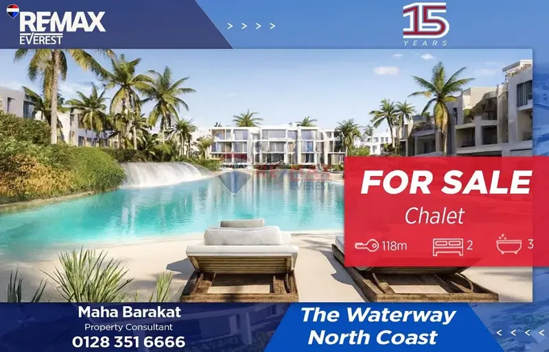 Chalet for Sale Directly on the Lagoon in The Waterway North Coast