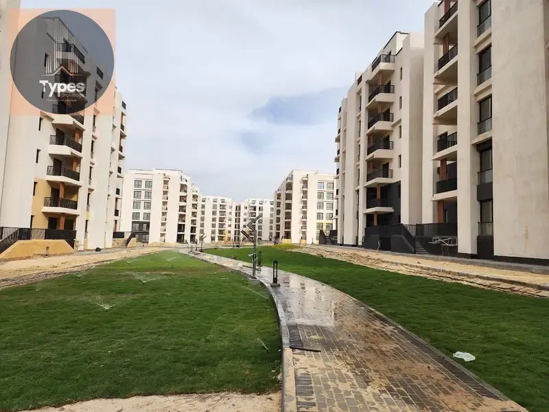 A fully finished 130-meter apartment on the third floor in Sheikh Zayed, Bliss Gate Compound, near Cairo Gate, Emaar, and Village West Dorra, at the
