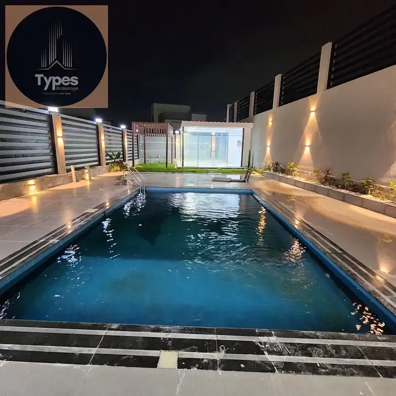 For sale: Resale, immediate delivery, ultra-super-lux twin house, 500 square meters, 6 large rooms, down payment and remaining installments, in Al Kha