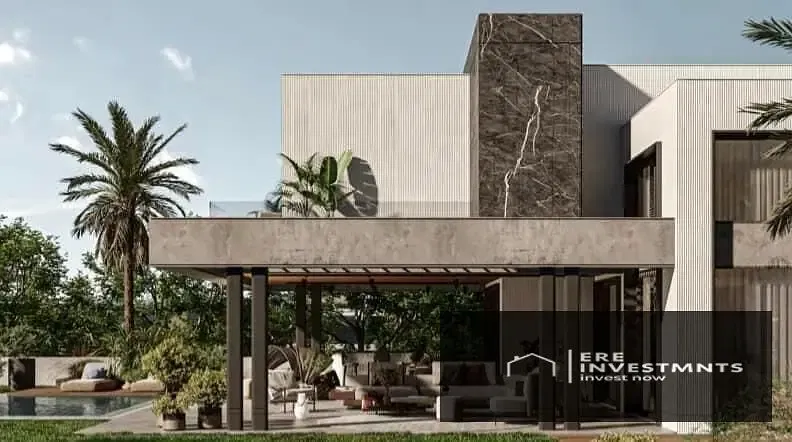 345m² villa overlooking the landscape, for sale at the lowest price in State MD Sabbour Compound, next to Rehab City, Swan Lake Residence