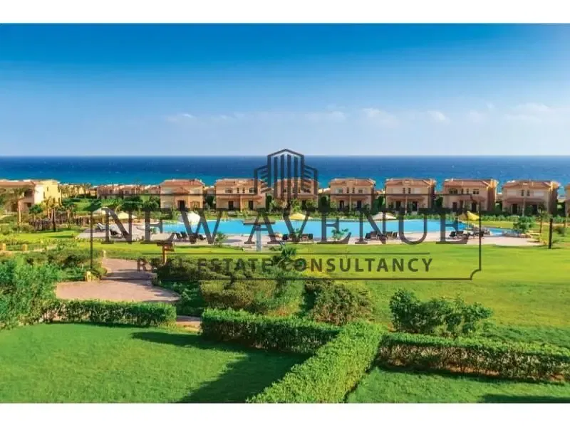 Ground Chalet for sale in Telal Shores Al Sokhna sea view prime location full