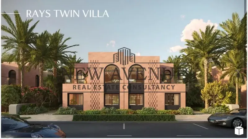 Twin house for sale with a great view