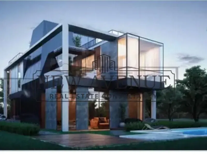 villa delivered with installments prime location lakes view in bloom fields by tatweer misr