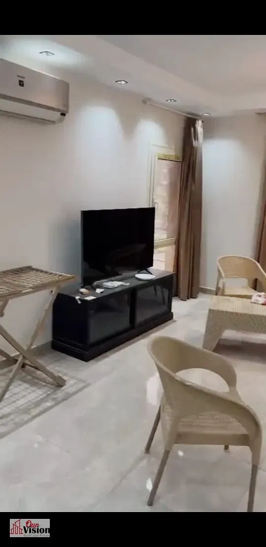 Apartment for sale in Janna Zayed 2, 130 meters, 3 rooms, 2 bathrooms, first floor, north-facing, newly finished with gypsum board, asking 4600M final, 400 remaining.