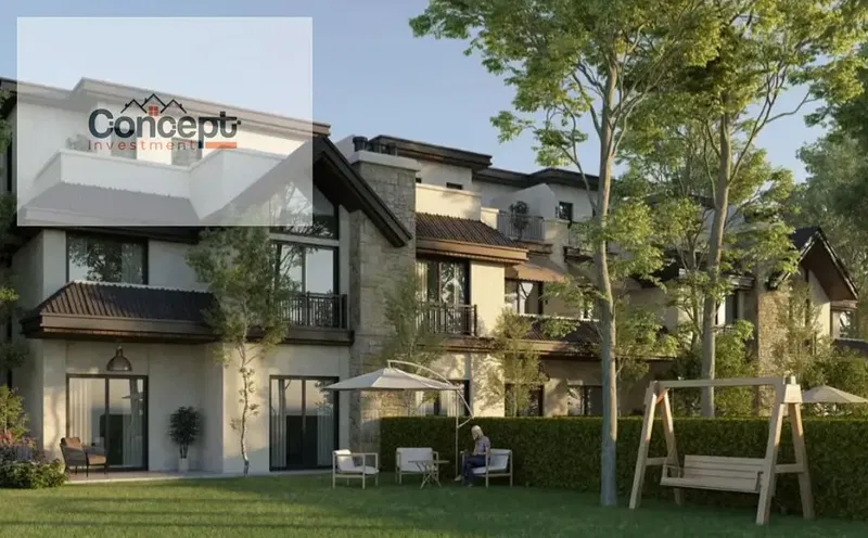 Middle Townhouse Prime Location On Water Features In The Marq Ville - Mostkbal City