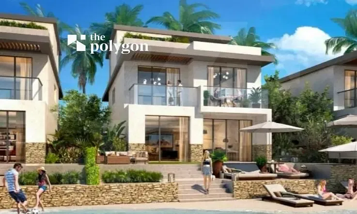 Lagoonfront Villa Fully Finished with ACs in Silver Sands Ras El Hikma