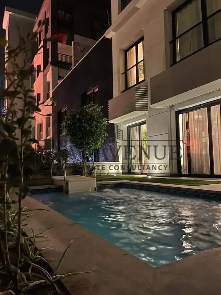 Duplex garden in Trio gardens with private pool and Flexi finishing, Ready to move