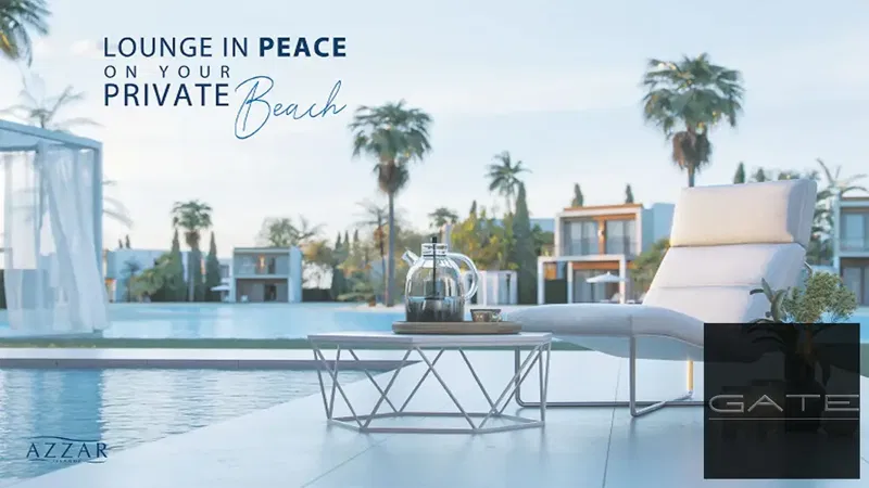 Townhouse in Azar Island Compound, directly on the lagoon, priced like a chalet, the lowest price in the market.