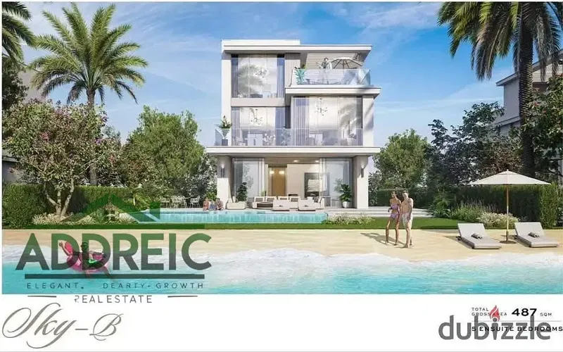 Luxury villa for sale in Soul North Coast with a distinctive spacious area, modern design, and a strategic location within Soul Breeze. A wonderful in