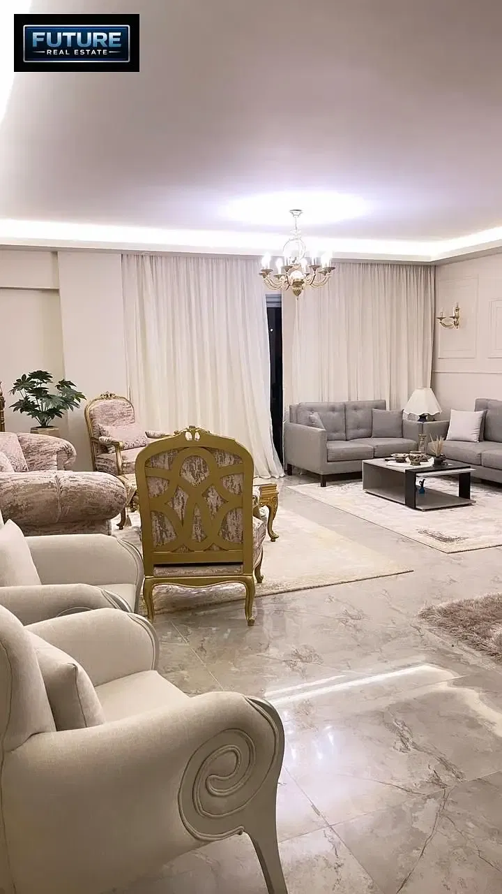 195 m apartment in Al-Masrawiya Compound in the Fifth Settlement in New Cairo