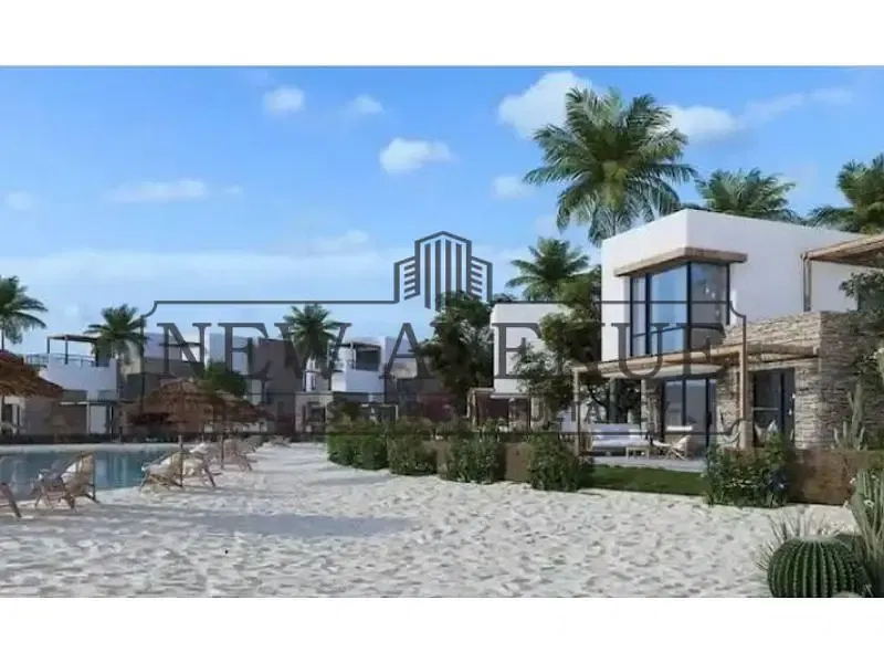 Finished penthouse on the highest level in the project with sea view in Saada North Coast delivery 2027